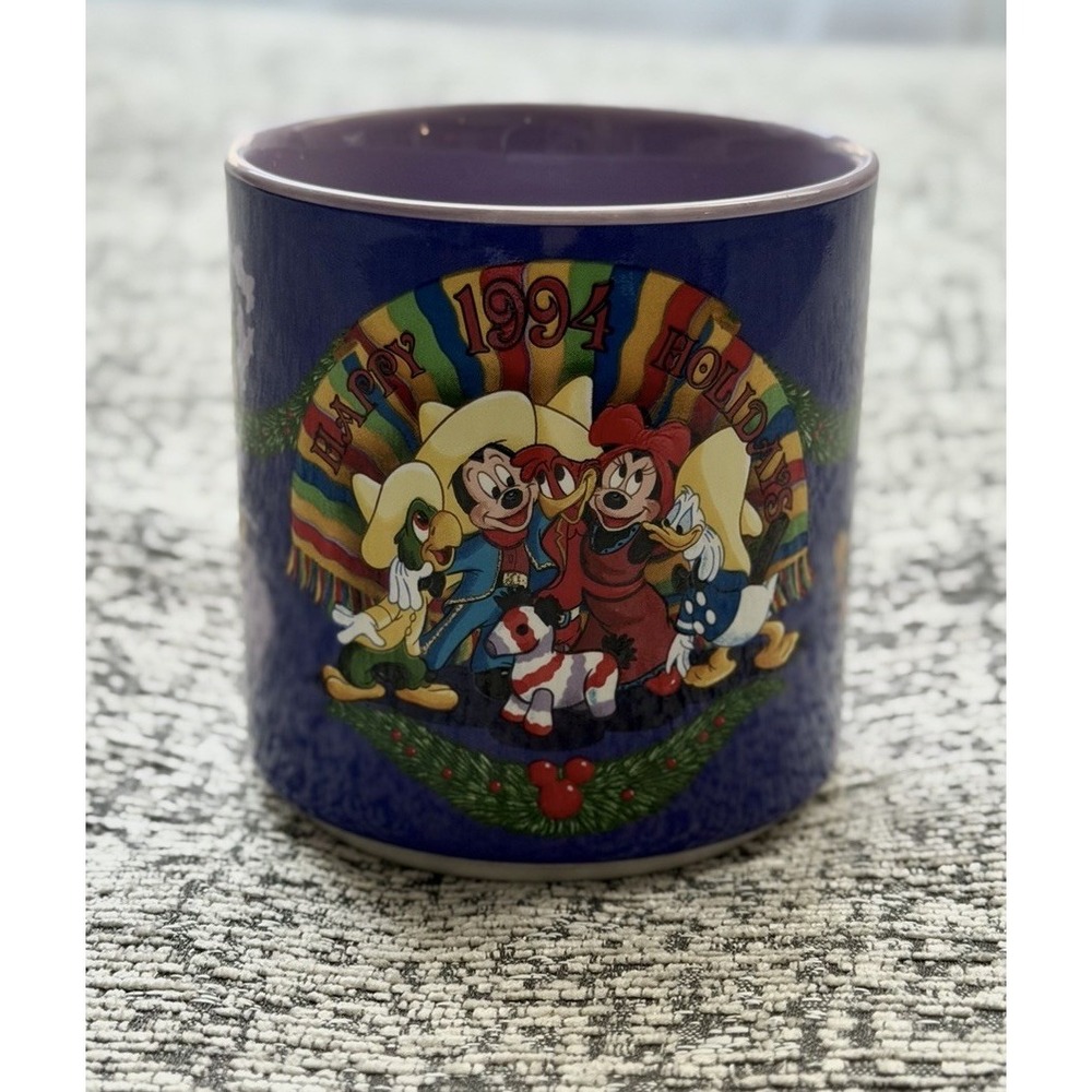 Vintage Disney‎ Limited Edition Mug Christmas Collection 1994 Made In Japan